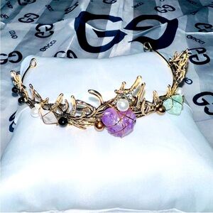 Renaissance Style Crystal Tiara